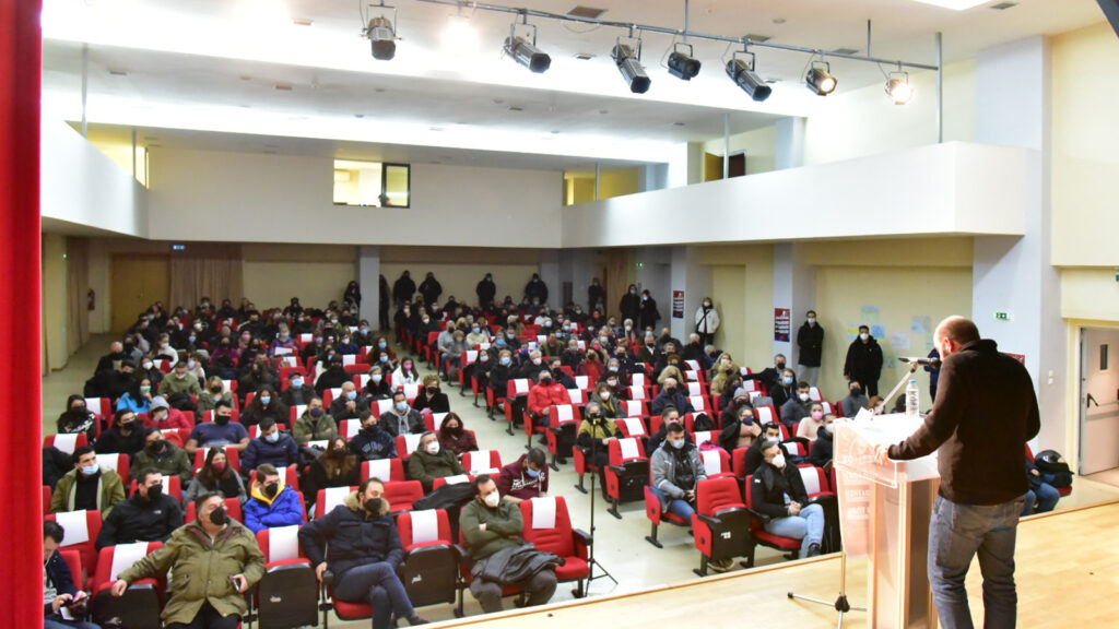 Εκδήλωση και διαδήλωση του ΚΚΕ και της ΚΝΕ στη Λάρισα ενάντια στην ελληνική εμπλοκή στον ιμπεριαλιστικό πόλεμο - 1η Στρατιά - 19/03/2022