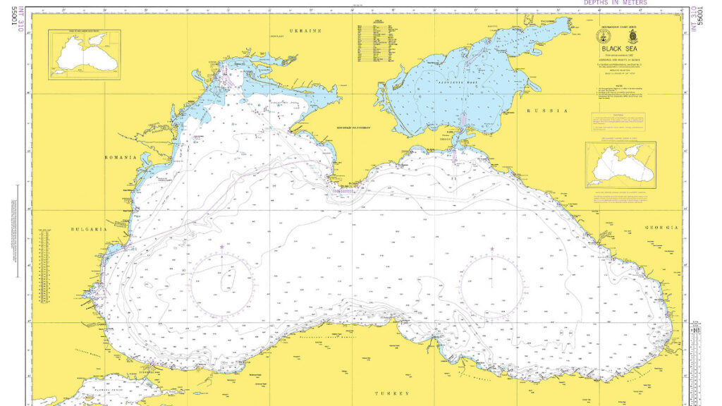 Ναυτικός Χάρτης του Εύξεινου Πόντου (Μαύρη Θάλασσα)
