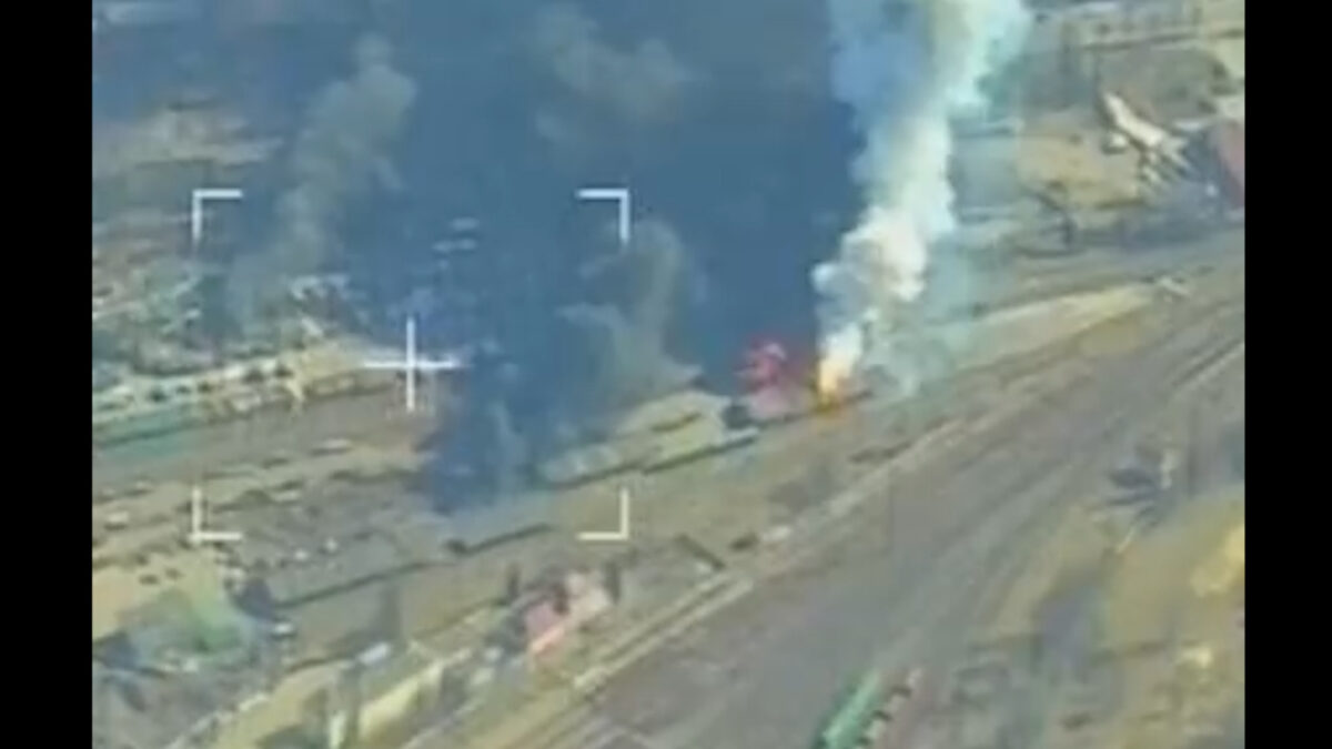 Στιγμιότυπο από βίντεο του ρωσικού Υπουργείου Άμυνας - Ουκρανία - Μάρτιος 2022