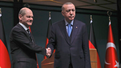 Συνάντηση Προέδρου Τουρκίας Ρ.Τ Ερντογάν και Ο. Σόλτς, Καγκελάριου της Γερμανίας / 14-03-2022