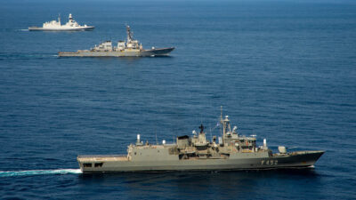 Η «ομάδα επίθεσης» (Strike Group) του Αεροπλανοφόρου των ΗΠΑ Τρούμαν - Συμμετοχή Φρεγάτας Ύδρα (F-452) - Μάρτιος 2022