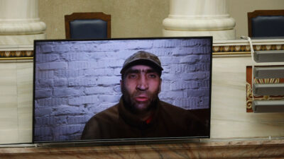 Φασιστοειδές του AZOV της Ουκρανίας στην Ελληνική Βουλή - 07/04/2022