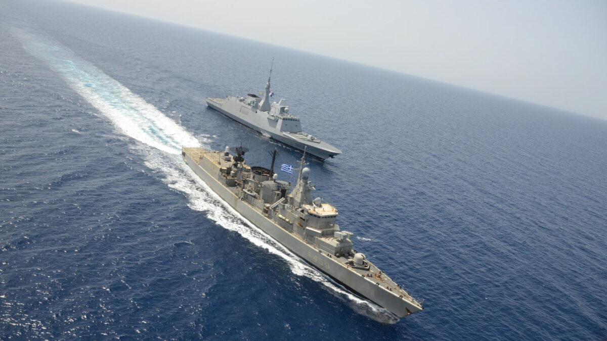 Συνεκπαίδευση PASSEX (Passing Exercise) της Φρεγάτας ΑΔΡΙΑΣ με την Γαλλική Φρεγάτα AUVERGNE