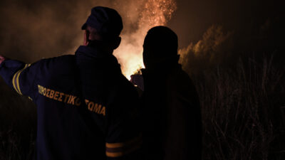 Πυρκαγιά στο Λιβαδάκι Ηλείας, Τρίτη 5 Απριλίου 2022.