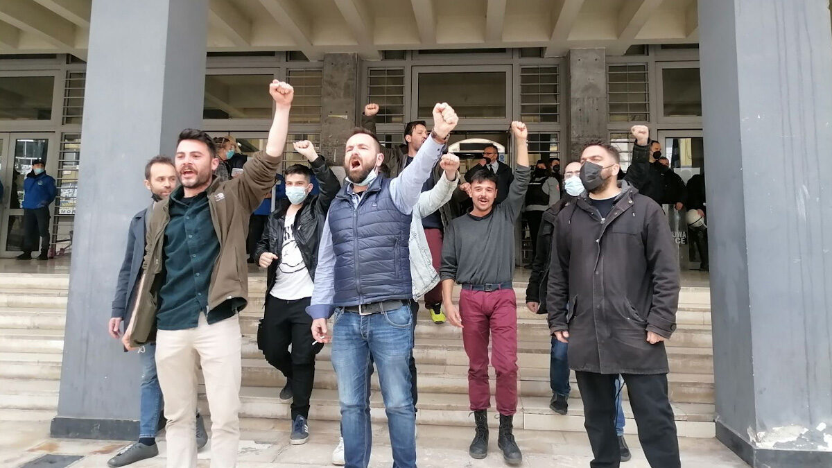 Αφέθηκαν ελεύθεροι οι 8 συλληφθέντες αγωνιστές από τα δικαστήρια Θεσσαλονίκης - 07/04/2022