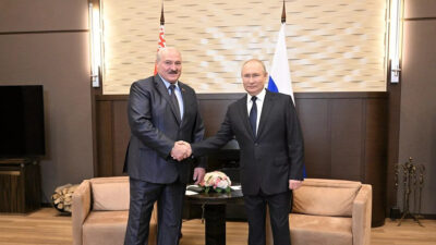 Συνάντηση του Ρώσου προέδρου Βλ. Πούτιν με τον Λευκορώσο ομόλογό του, Αλ. Λουκασένκο, στο Σότσι - Μάιος 2022