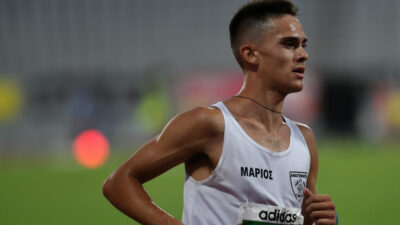 Ο Έλληνας πρωταθλητής στα 10.000 μ, Μάριος Αναγνώστου