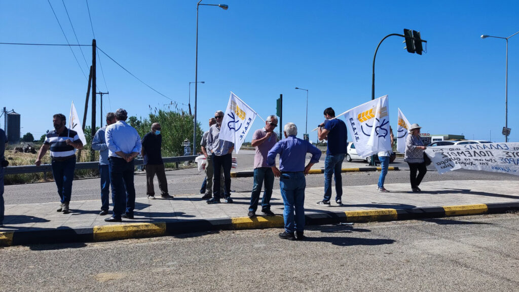 Διαμαρτυρία στην Ανδραβίδα