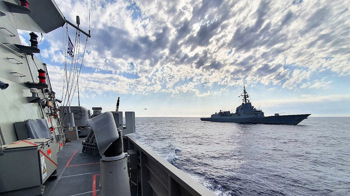 Άσκηση PASSEX (Passing Exercise) και ADEX (Air Defence Exercise) Μονάδων ΠΝ και Αεροσκαφών της ΠΑ με Μονάδες της Μόνιμης Συμμαχικής Ναυτικής Δύναμης 2 (Standing NATO Maritime Group Two SNMG 2