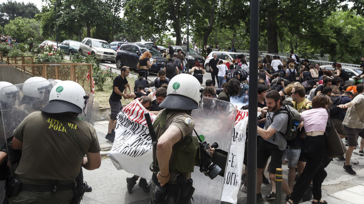Νέα επίθεση των ΜΑΤ σε φοιτητές στο ΑΠΘ, Μάιος 2022