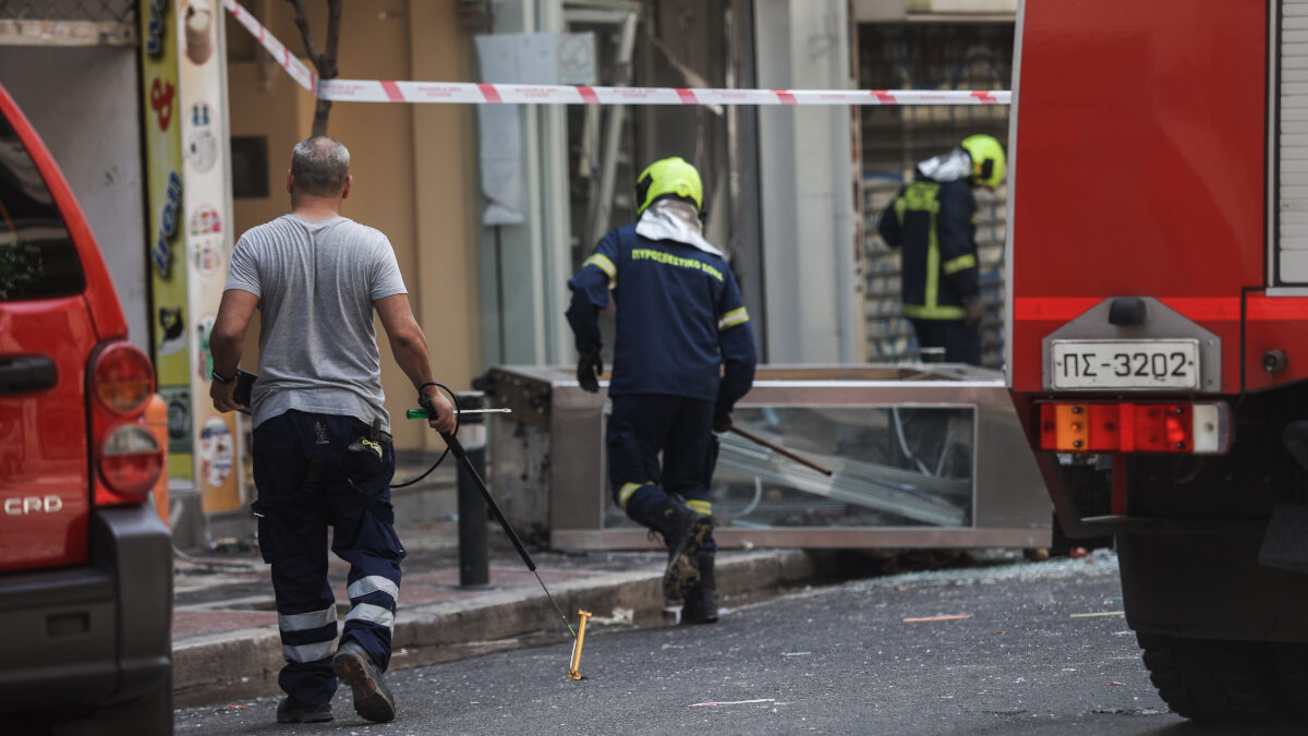 Έκρηξη σε κρεοπωλείο - μίνι μάρκετ, στο κέντρο της Αθήνας, Παρασκευή 27 Μαΐου 2022