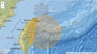 Σεισμική δόνηση 6.3 Ρίχτερ στην Ταϊβάν, 9 Μαΐου 2022