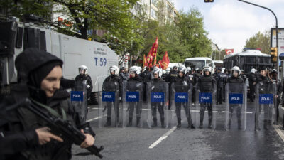 Τουρκία: Αστυνομικές δυνάμεις - Καταστολή - πρωτομαγιά