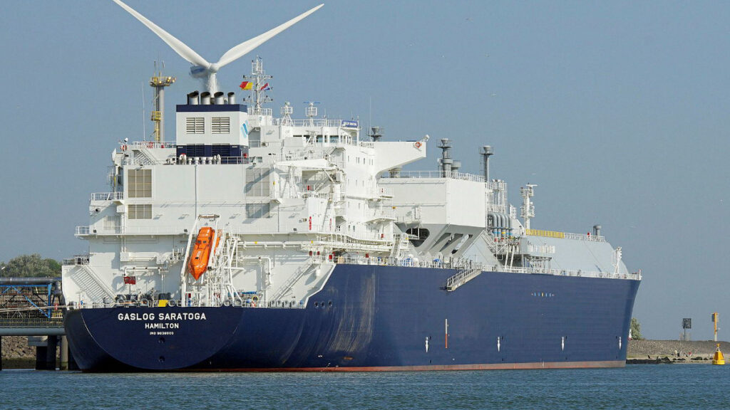 Πλοίο μεταφορά κι αποθήκευσης Υγροποιημένου Φυσικού Αερίου της GASLOG
