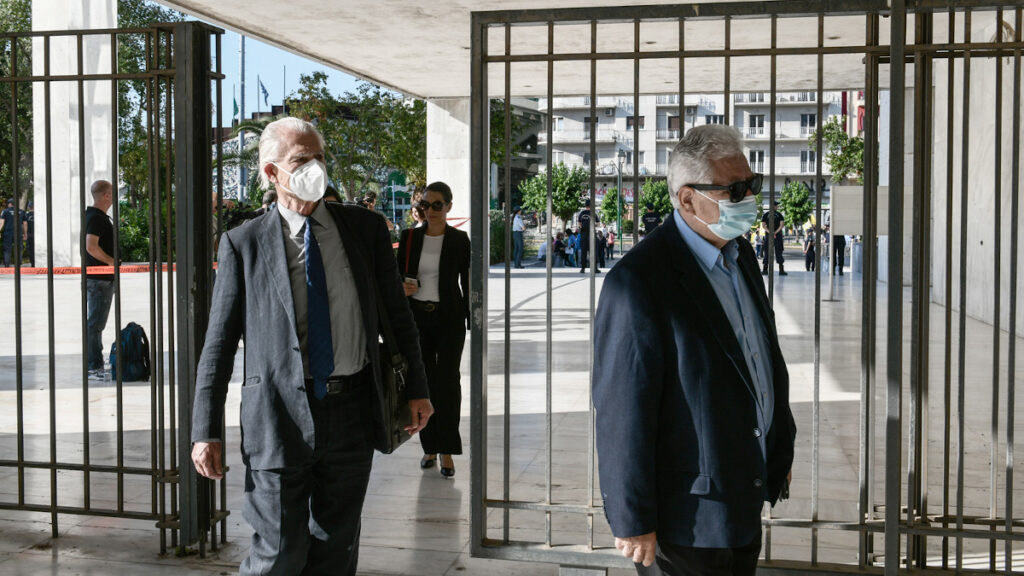 Στιγμιότυπα από τη δίκη, των ΝΑΖΙ, της Χρυσής Αυγής σε δεύτερο βαθμό, στο 5μελές Εφετείο Αθηνών 15/06/2022