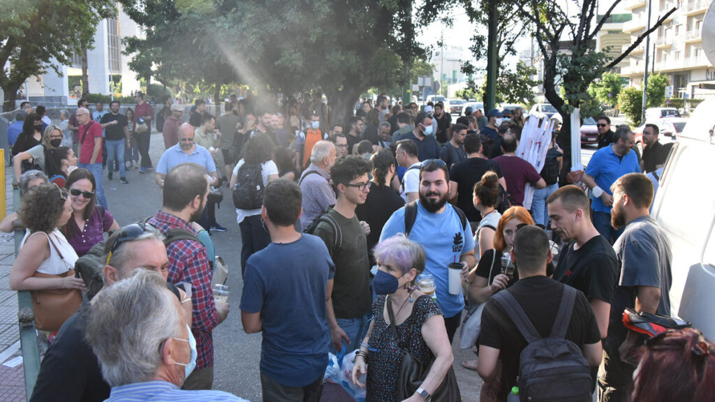 Οι ναζί στη φυλακή / Συγκέντρωση στο Εφετείο Αθηνών μετά από κάλεσμα του ΠΑΜΕ / 15/06/2022