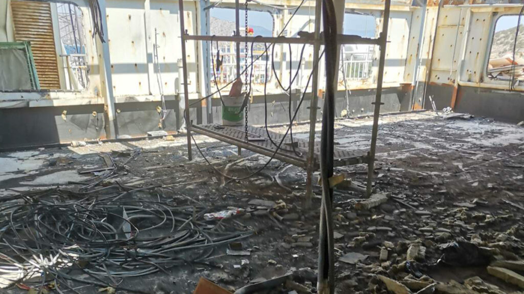 Ναυπηγοεπισκευαστική Ζώνη Περάματος: Πυρκαγιά στο πλοίο «Andros Queen» - 21/06/2022