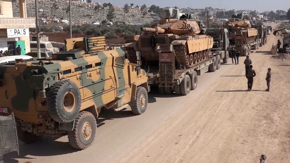 Τουρκικά στρατεύματα στα σύνορα με τη Συρία - Ιούνιος 2022