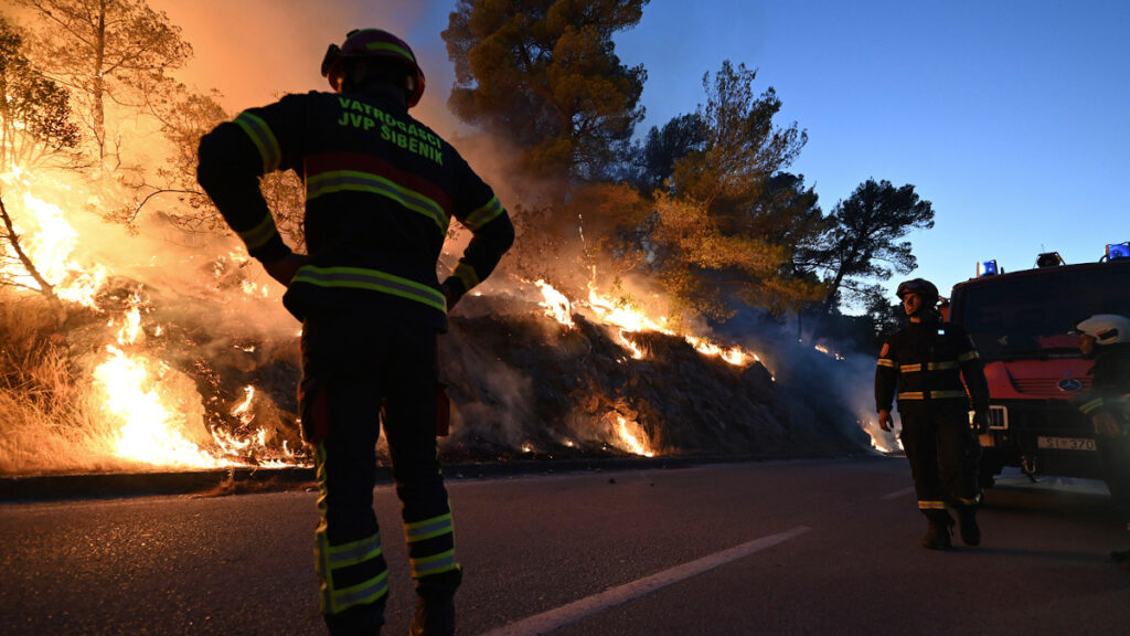 Από τις δασικές πυρκαγιές στην Κροατία / Ιούλιος 2022