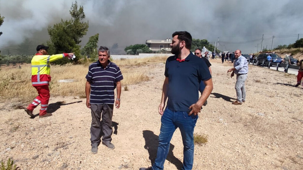 Πυρκαγιά στα Μέγαρα