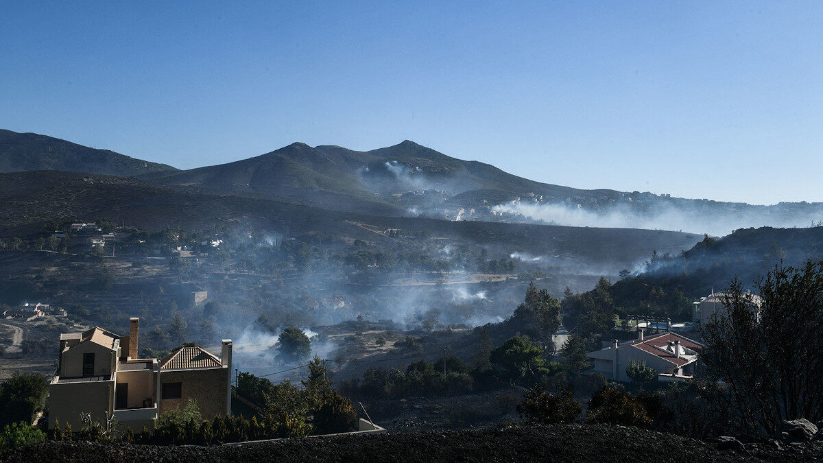 Πυρκαγιά στην Πεντέλη 19/07/2022 - Κρανίου τόπος η Παλλήνη