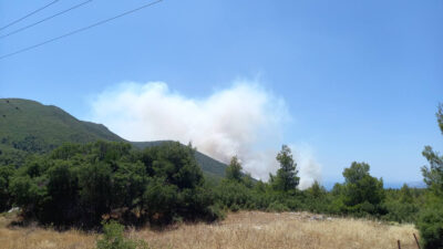 Πυρκαγιά στο Πόρτο Γερμενό - πυροσβεστική
