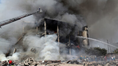 Έκρηξη σε εμπορικό κέντρο στην Αρμενία / Πηγή: Associated Press