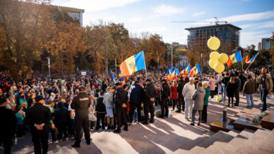 Αντικυβερνητικές διαδηλώσεις στην Μολδαβία λόγω των συνεχόμενων αυξήσεων στην ενέργεια