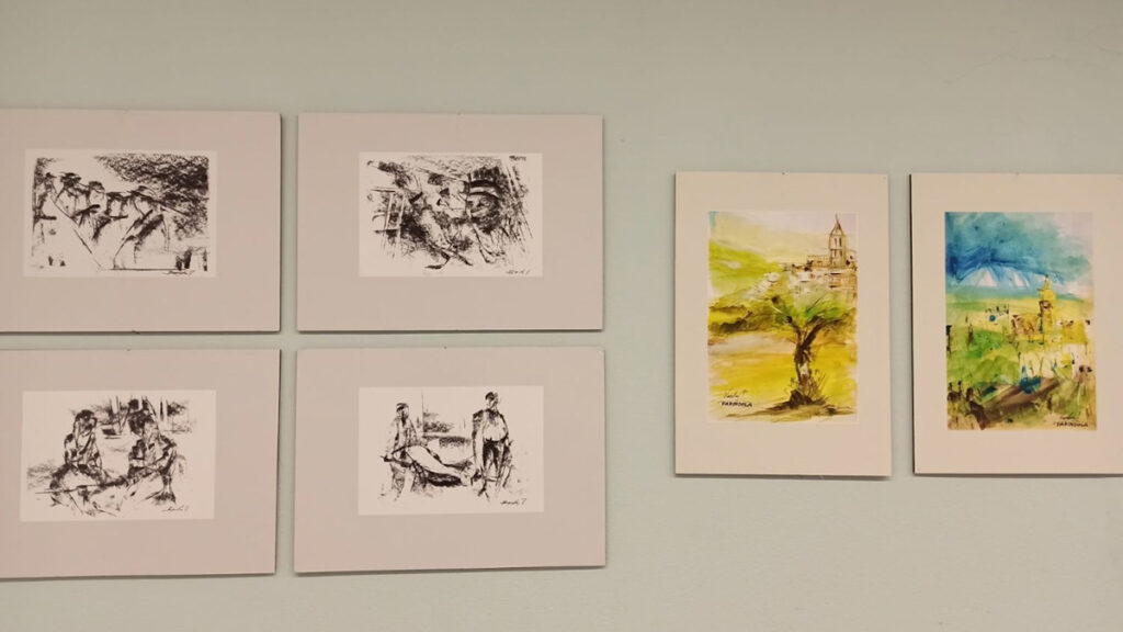 Εγκαίνια της έκθεσης εικαστικών «...της Γης οι κολασμένοι» του Έλληνα ζωγράφου και συγγραφέα Τάκη Βαρελά και του Τούρκου ζωγράφου Ιρφάν Ερτέλ