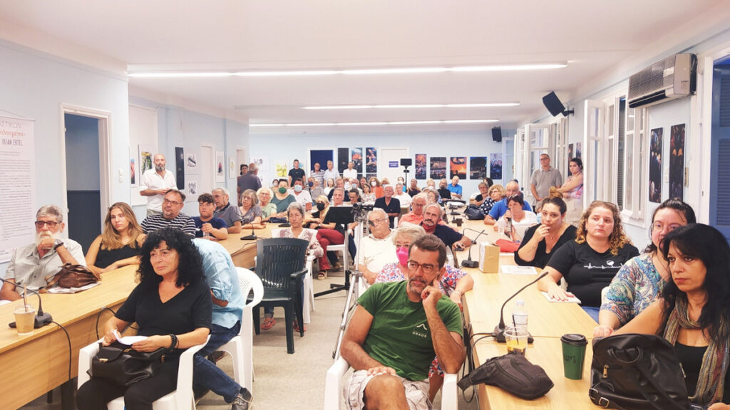 Εγκαίνια της έκθεσης εικαστικών «...της Γης οι κολασμένοι» του Έλληνα ζωγράφου και συγγραφέα Τάκη Βαρελά και του Τούρκου ζωγράφου Ιρφάν Ερτέλ