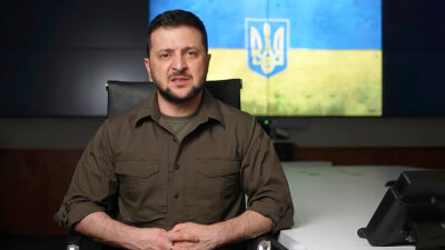 Ο πρόεδρος της Ουκρανίας, Βολοντίμιρ Ζελένσκι