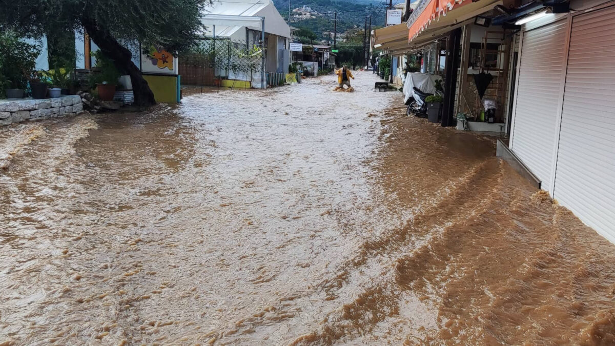 Πλημμύρες στα Σύβοτα Θεσπρωτίας