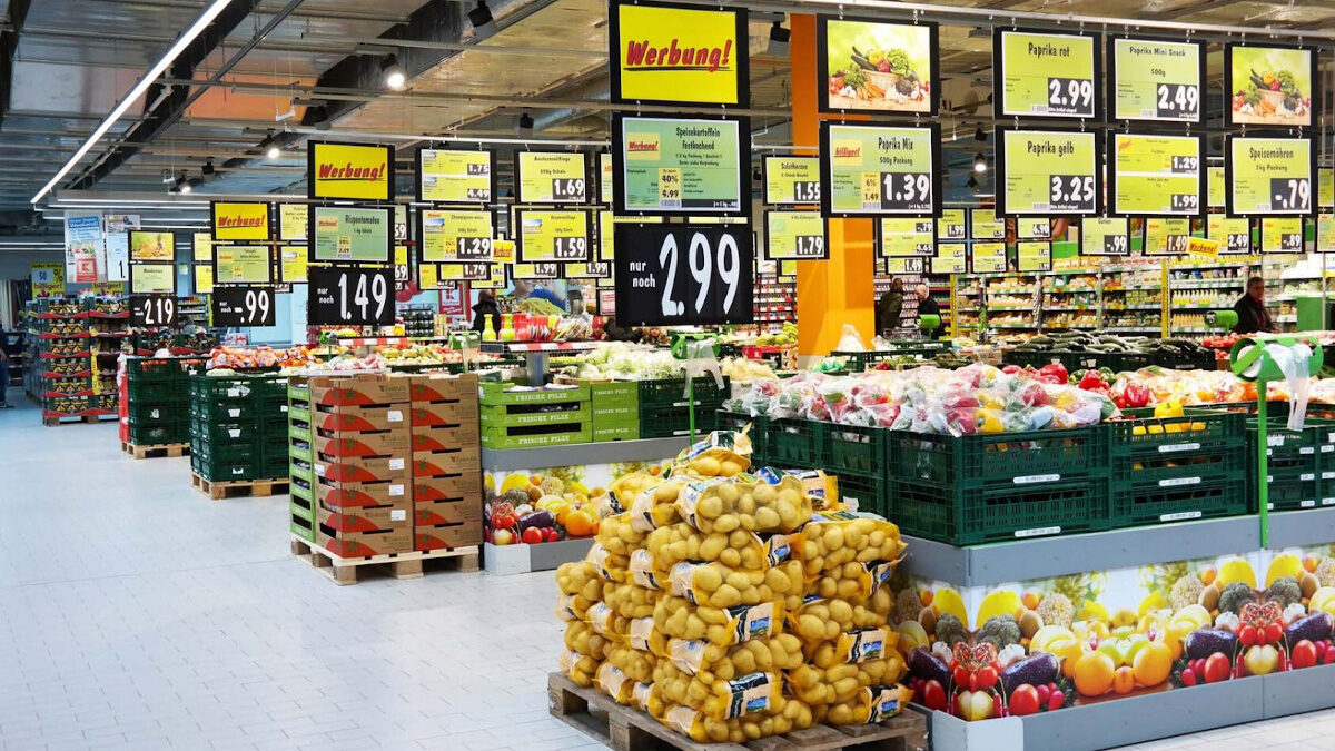 Σούπερ μάρκετ στη Γερμανία την εποχή του πληθωρισμού - Οκτώβρης 2022