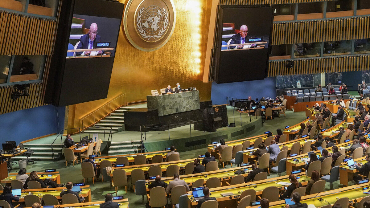 Γενική Συνέλευση του ΟΗΕ - Στο "βήμα" ο εκπρόσωπος της Ρωσικής Ομοσπονδίας