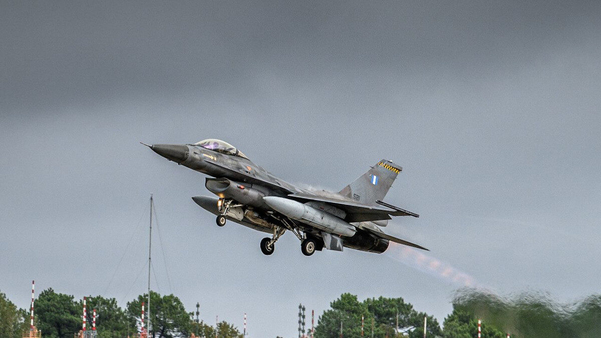 Μαχητικό αεροσκάφος F16 block 52+ της ελληνικής Πολεμικής Αεροπορίας