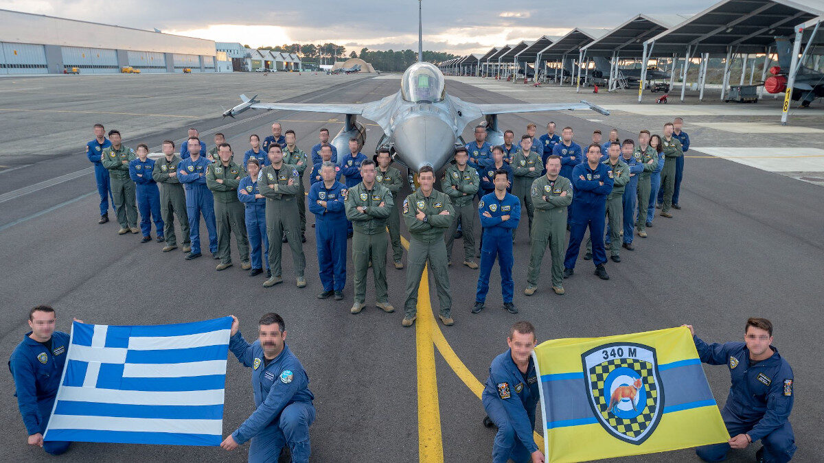 Πολυεθνική άσκηση "VOLFA 2022" στη Γαλλία με τη συμμετοχή της ελληνικής Πολεμικής Αεροπορίας, με 4 μαχητικών αεροσκαφών F-16 block 52+