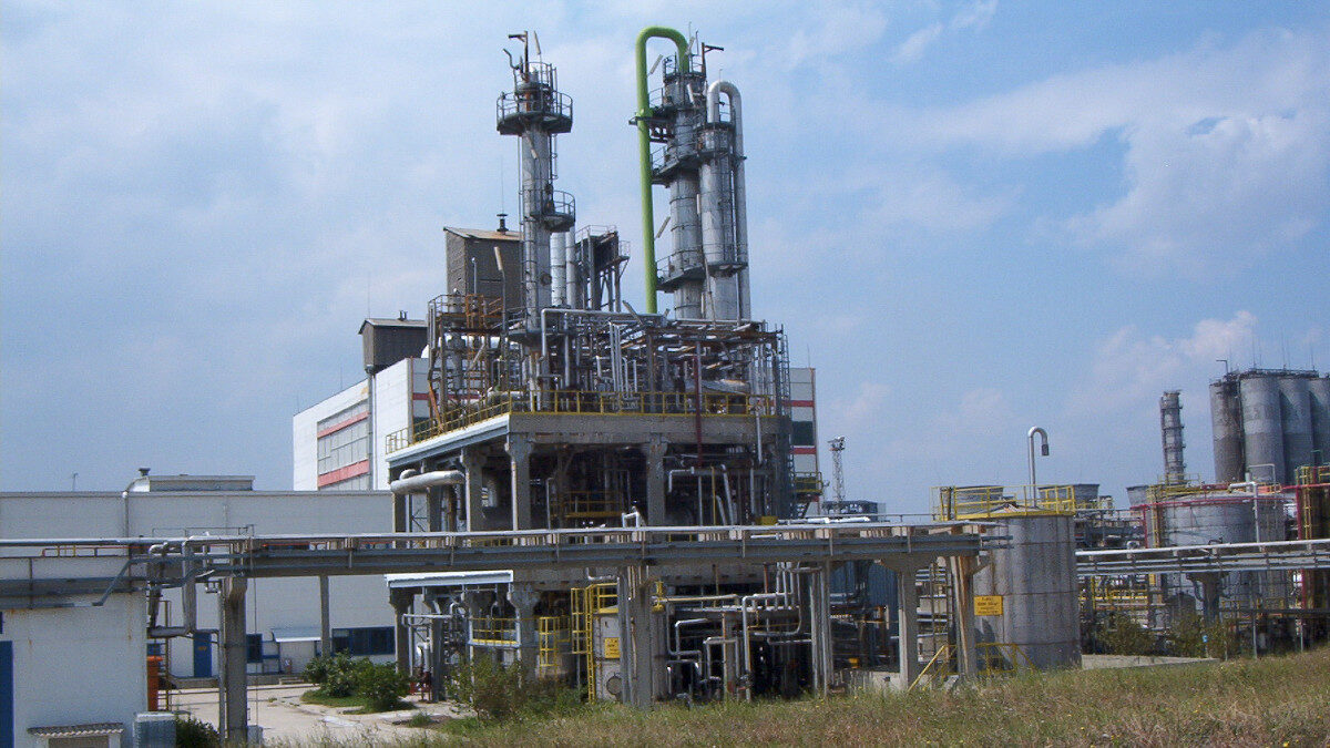 Διυλιστήριο της Lukoil Neftohim Bulgaria στο Μπουργάς στη Μαύρη Θάλασσα