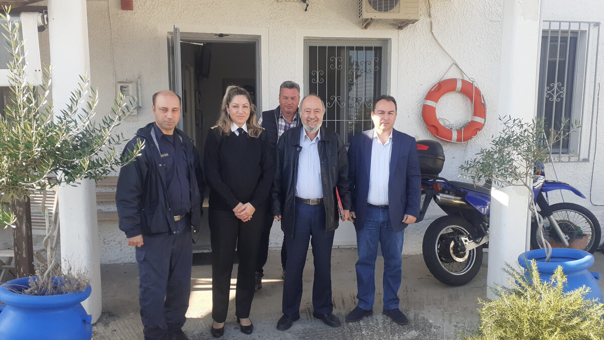 Επίσκεψη του ΚΚΕ στο λιμενικό τμήμα Αταλάντης Σκάλας Φθιώτιδας