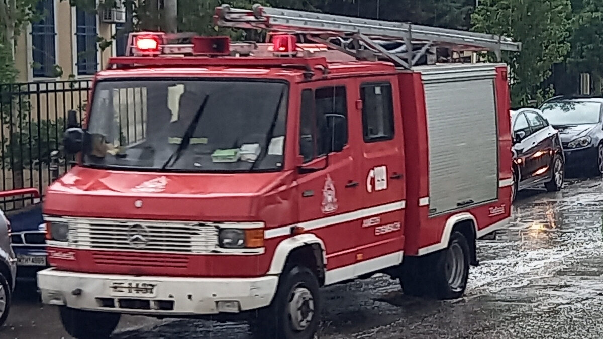 Όχημα της Πυροσβεστικής Υπηρεσίας Λήμνου