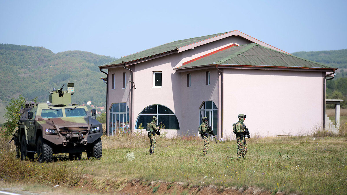 Τμήματα των ενόπλων Δυνάμεων της Σερβίας στη μεθόριο με το ΝΑΤΟϊκό προτεκτοράτο του Κόσοβο / Σεπτέμβριος 2021