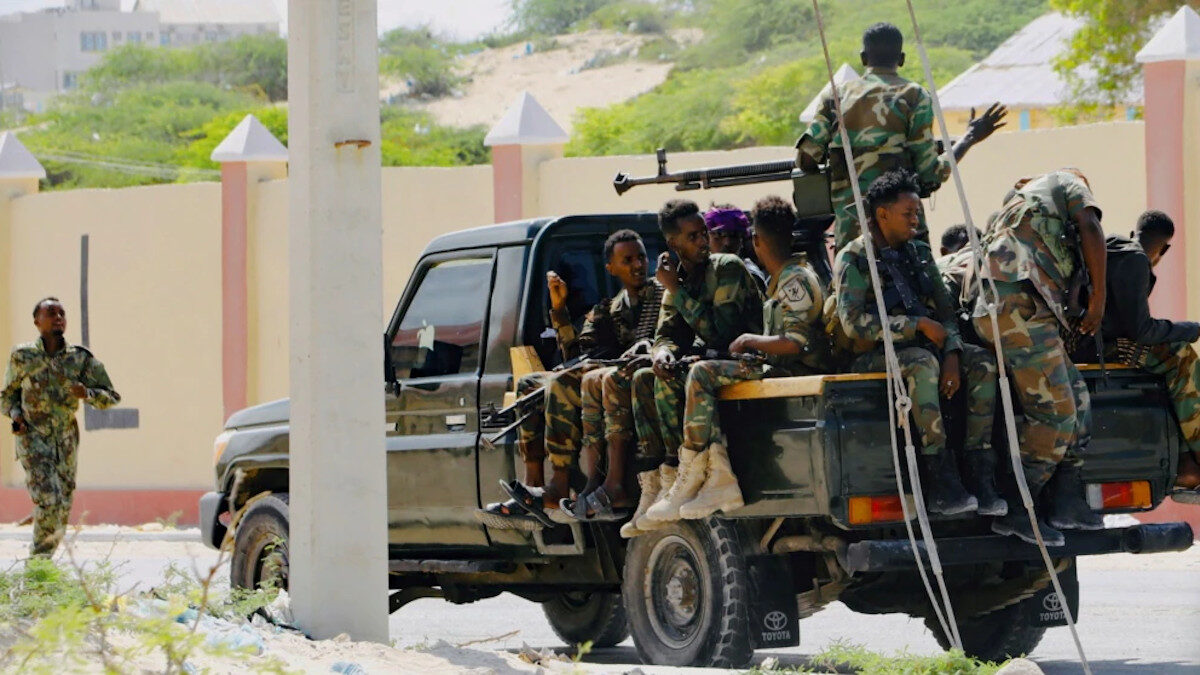 Στρατιώτες των Ενόπλων Δυνάμεων της Σομαλίας