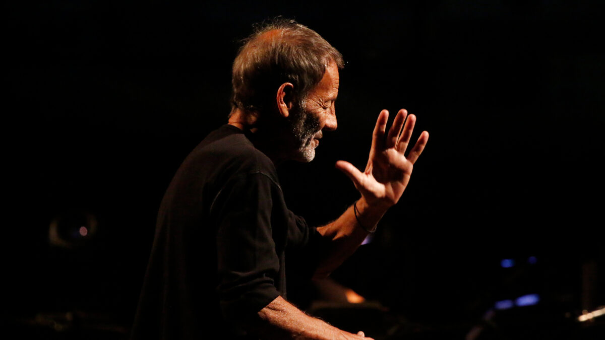 Ο μουσικοσυνθέτης Σταύρος Ξαρχάκος στο Αρχαίο Θέατρο του Άργους την Παρασκευή 18 Αυγούστου 2017