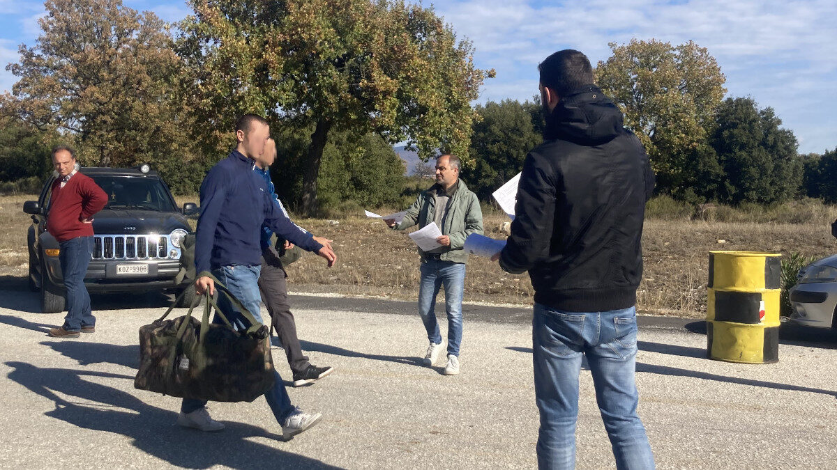 Εξόρμηση στρατόπεδο ΚΚΕ Ξάνθη