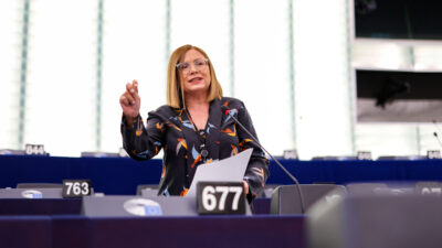 Η ευρωβουλευτής της ΝΔ, Μαρία Σπυράκη