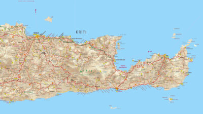Χάρτης Ανατολικής Κρήτης