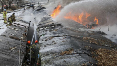 Πυρκαγιά σε παραγκούπολη στη Σεούλ