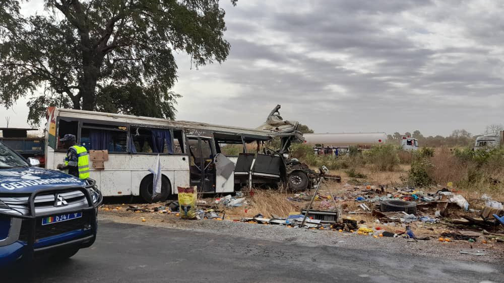 39 νεκροί από σύγκρουση λεωφορείων στη Σενεγάλη