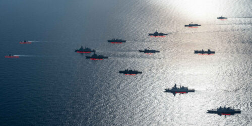 Άσκηση Dynamic Mata του ΝΑΤΟ στην Κεντρική Μεσόγειο με συμμετοχή από Γαλλία. Ελλάδα, Τουρκία, Ιταλία, Καναδά, Ισπανία, Ηνωμένο βασίλειο, ΗΠΑ και Γερμανία / Μάρτιος 2022