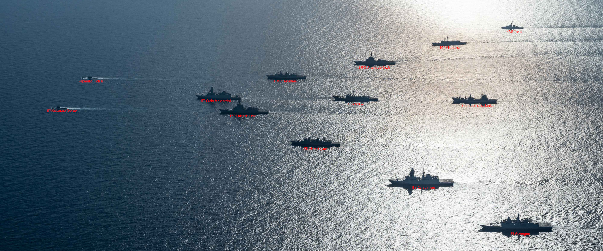 Άσκηση Dynamic Mata του ΝΑΤΟ στην Κεντρική Μεσόγειο με συμμετοχή από Γαλλία. Ελλάδα, Τουρκία, Ιταλία, Καναδά, Ισπανία, Ηνωμένο βασίλειο, ΗΠΑ και Γερμανία / Μάρτιος 2022