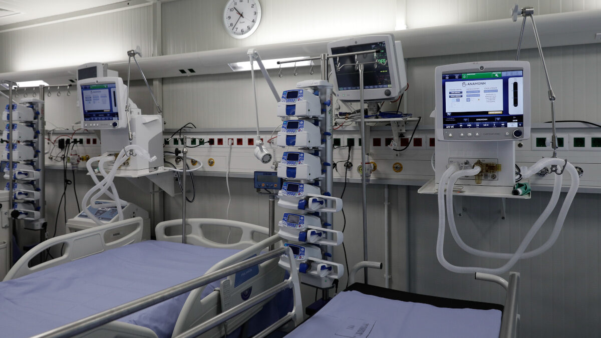 Νοσοκομείο «Παπανικολάου» Θεσσαλονίκης / Κλίνες Μονάδων Εντατικής Θεραπείας (ΜΕΘ) - 24 Απριλίου 2021